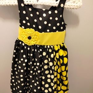 Girls Bonnie Jean yellow Easter dress size 8